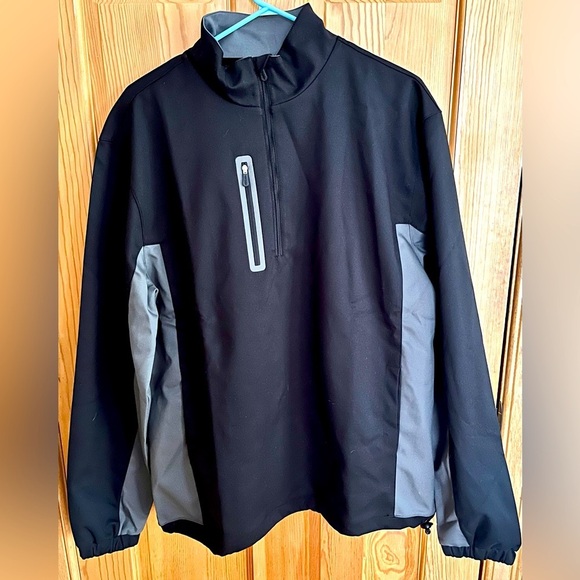 Straight Down New 1/4 Zip Pullover Jacket Men’s Size M Streetwear Pockets Gift - Picture 1 of 16